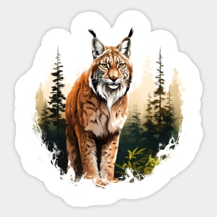 Eurasian Lynx Sticker